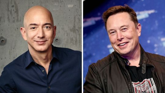 Jeff Bezos y Elon Musk