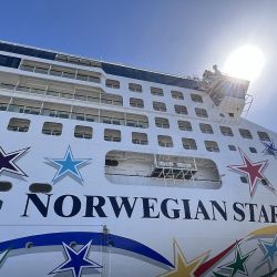 El Nowregian Star lleva a los pasajeros argentinos e internacionales a la Antártida durante el verano.