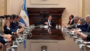 Reunión con gobernadores en Casa Rosada