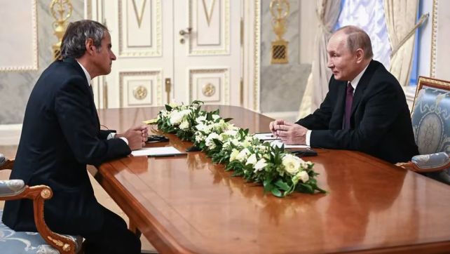El argentino Rafael Grossi, se reunió con Vladimir Putin.
