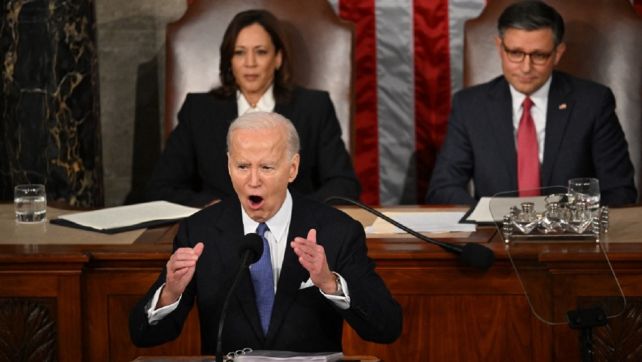 Joe Biden ante el Parlamento 