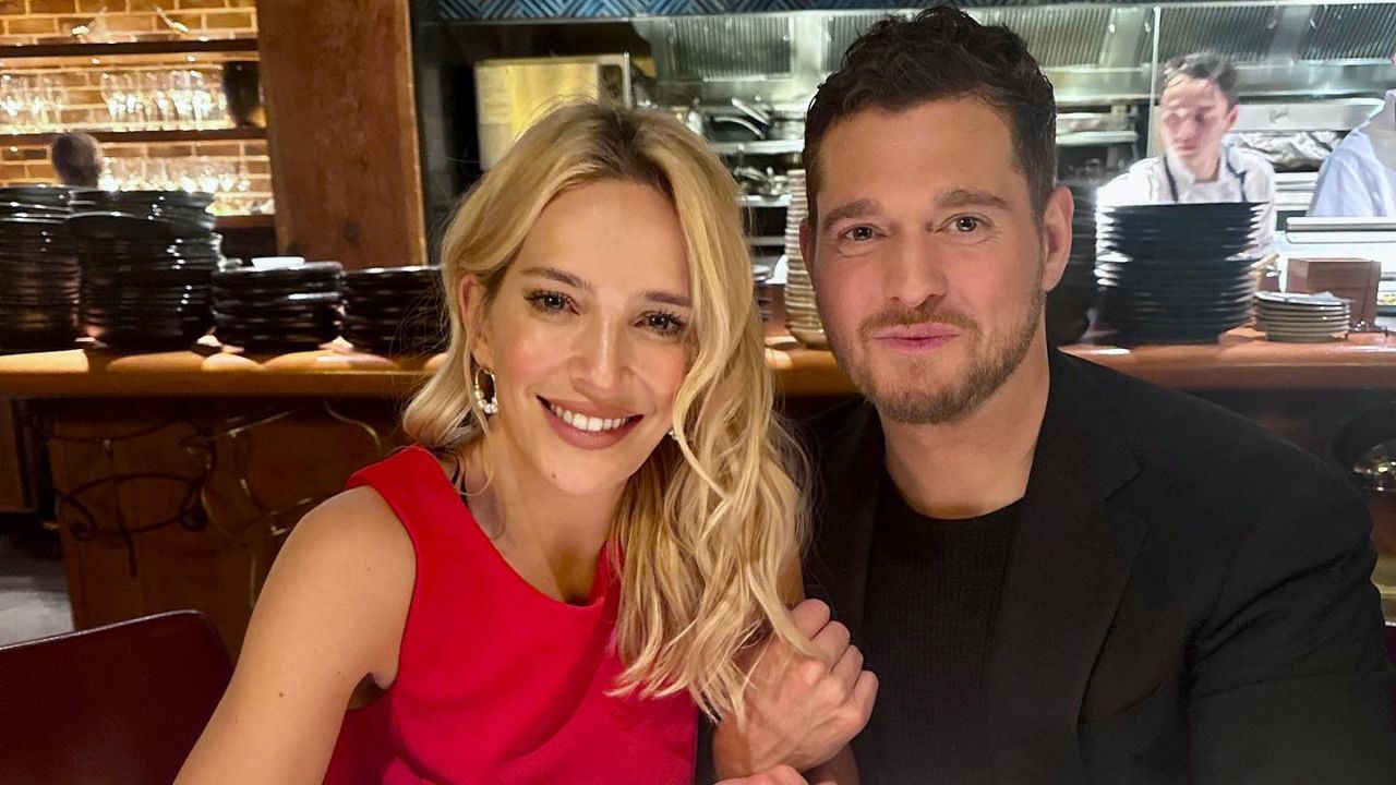 Se hizo viral un video de Luisana Lopilato enseñándole a Michael Bublé  frases como 