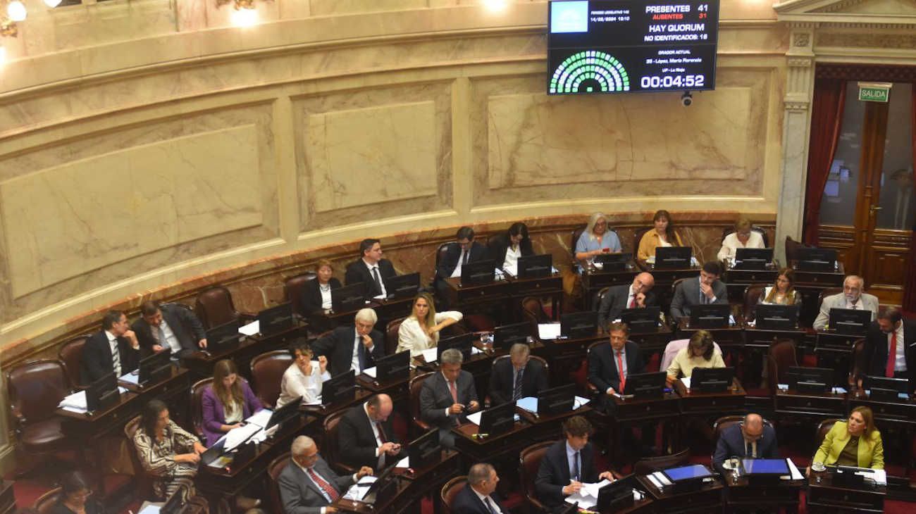 Senadores rechazo al DNU.