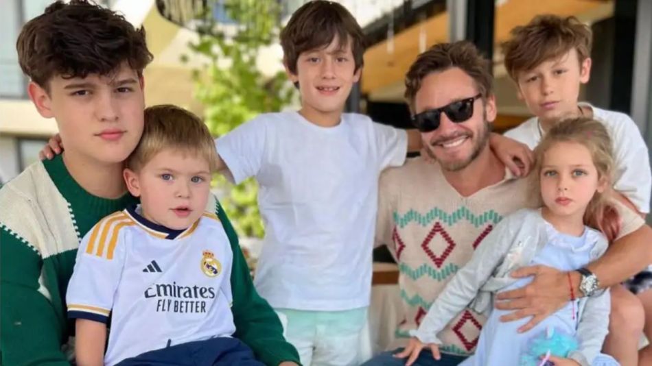 La espectacular salida de Benjamín Vicuña junto a sus hijos al Lollapalooza