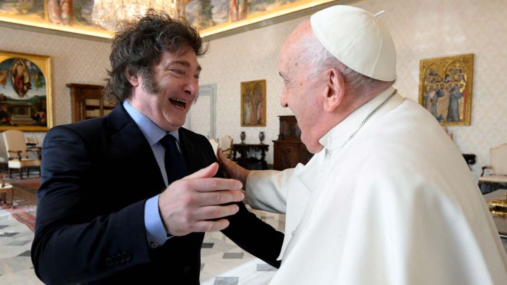 Javier Milei y Papa Francisco 20240316