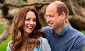 Después de múltiples teorías sobre su estado de salud, apareció Kate Middleton junto al Príncipe William