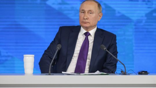 Russia's President Vladimir Putin Annual News Conference