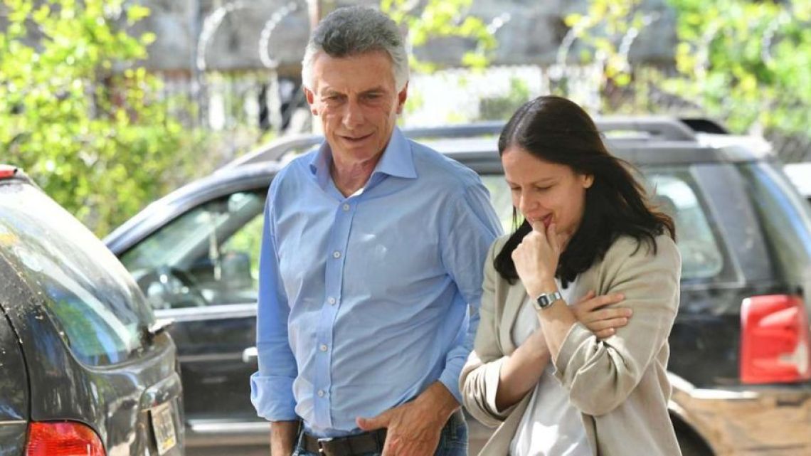 Mauricio Macri and Soledad Martínez, the new president and first vice-president of PRO. 