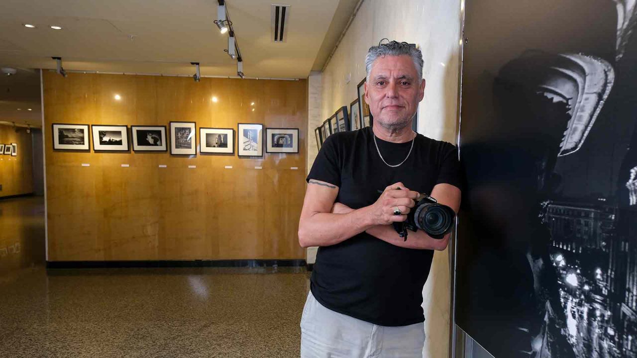 Siente mucho orgullo de haber sido designado como director de la Fotogalería del San Martín. | Foto:Néstor Grassi.