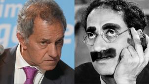 Daniel Scioli y Groucho Marx