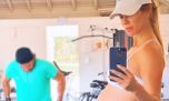 Nicole Neumann sorprendió con su rutina de ejercicios fit en pleno embarazo