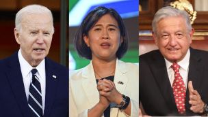 Joe Biden laRepresentante Comercial de Estados Unidos, Katherine Tai y el presidente de México, Manuel López Obrador