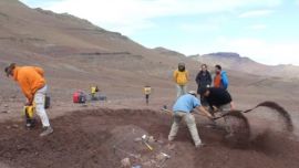 El hallazgo tuvo lugar en una zona montañosa de El Calafate.