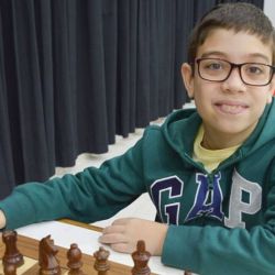 Ten-year-old chess prodigy Faustino Oro, from Argentina.