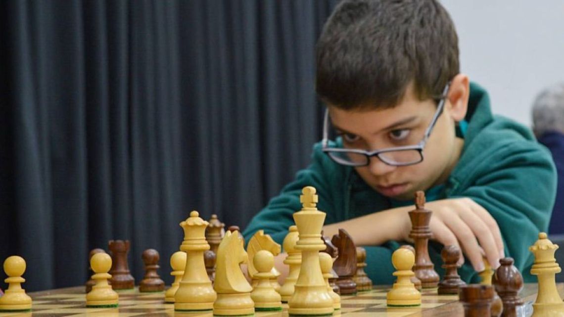 Ten-year-old chess prodigy Faustino Oro, from Argentina.