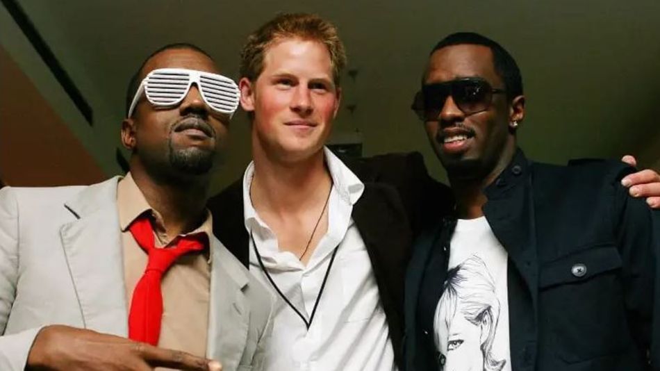 Kanye West, Prince Harry y Diddy