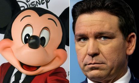 Walt Disney y Ron DeSantis 20240328