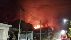 Incendio en Neuquén
