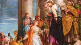 Jesús rodeado de mujeres