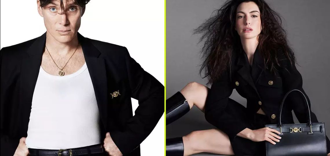 Cillian Murphy y Anne Hathaway protagonizan la campaña de Versace Icons