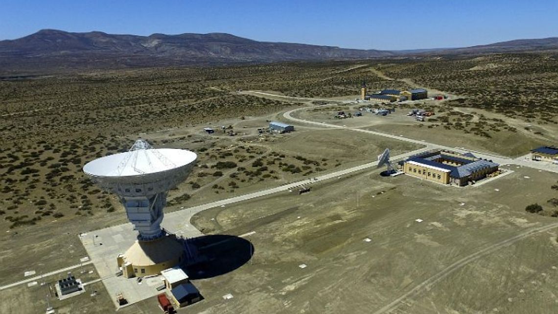 China's deep space ground station, located 20 kilometres from the town of Bajada de Agrio in Neuquén Province.