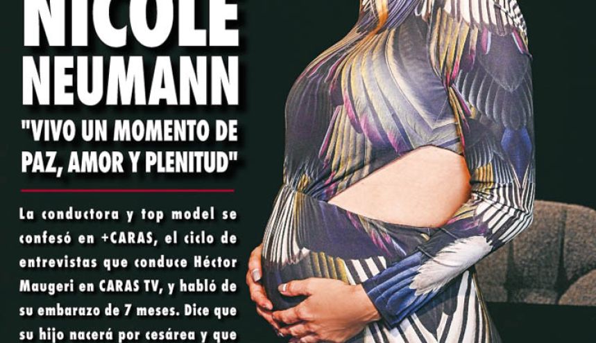 Nicole Neumann en la tapa de Caras