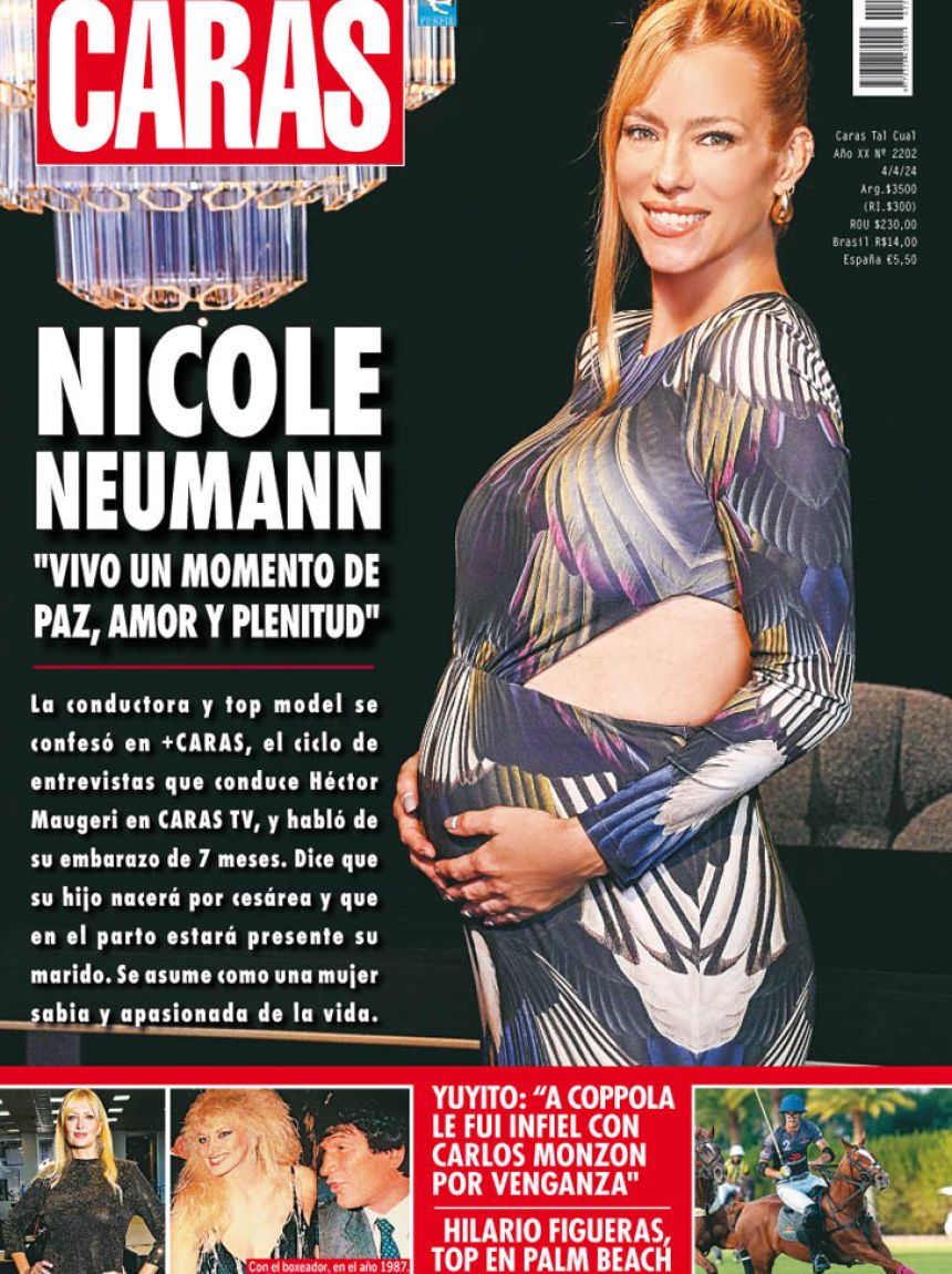 Nicole Neumann en la tapa de Caras