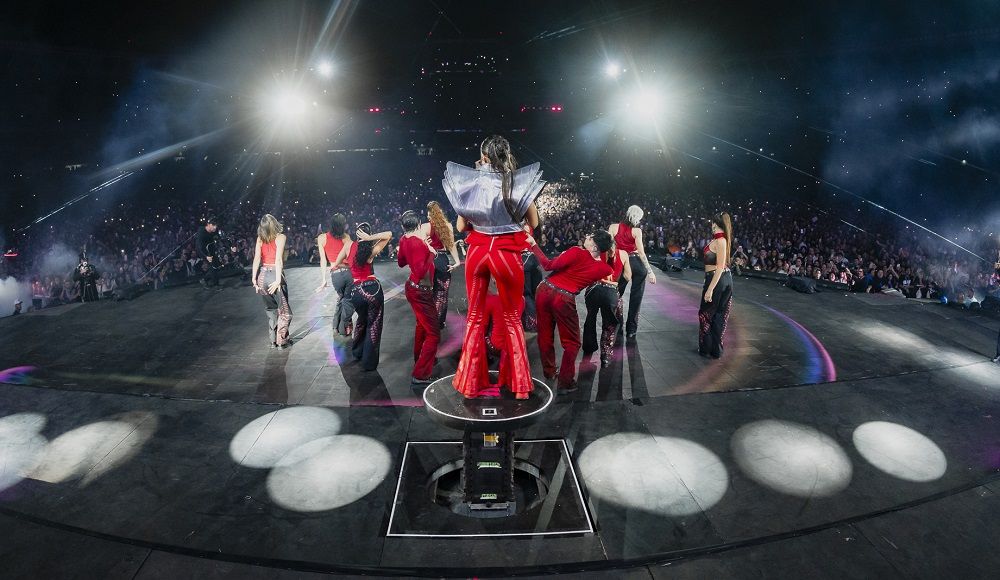María Becerra en River Plate.