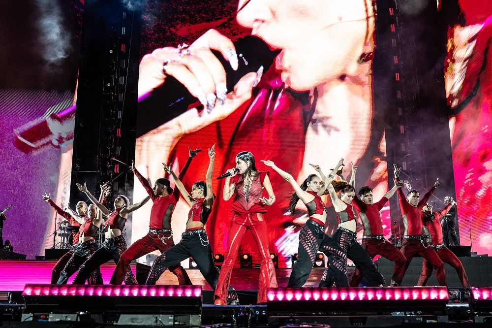 María Becerra en River Plate.