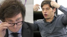 Javier Milei y Axel Kicillof