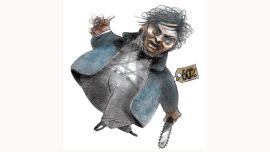 Milei y su motosierra