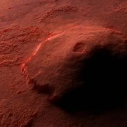 Está ubicado en una de las regiones más interesantes de Marte.