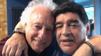 Diego Maradona y Guillermo Coppola 