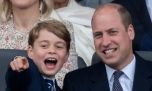 Así se vivió la reaparición del príncipe Guillermo con su hijo George tras el cáncer de Kate Middleton