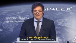 Un Milei modificado con inteligencia artificial.