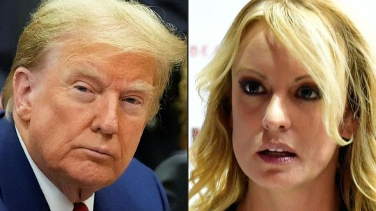 Donald Trump y Stormy Daniels