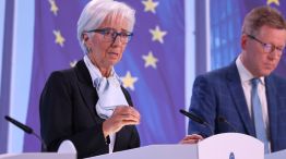 European Central Bank President Christine Lagarde Rates Decision News Conference