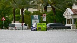 Lluvia torrencial en el Emirato del Golfo de Dubai el 16 de abril de 2024 20240416