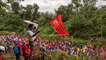 Workers Union Protest Outside Shuttered FQM Mine In Panama