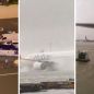 Apocalipsis en Dubái: las estremecedoras imágenes de la tormenta que hundió aviones y vehículos