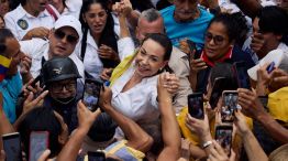 Banned Candidate Machado Holds Rally As US Reinstates Venezuela Sanctions