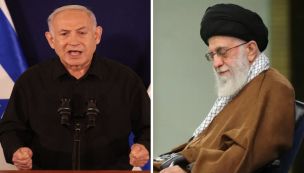 Benjamín Netanyahu y Alí Jamenei 20240419