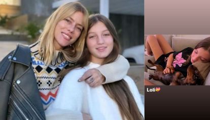La modelo y la hija Fabián Cubero compartieron unas imágenes junto a su perra.