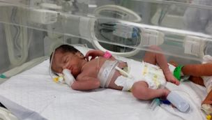 Bebé en Gaza