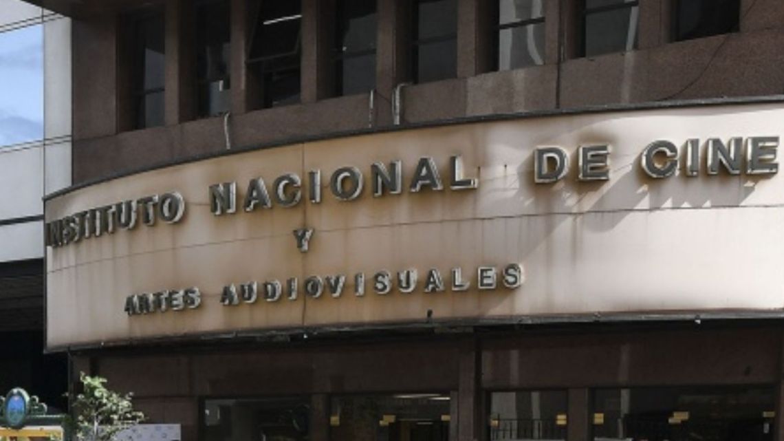 Offices of the INCAA National Institute of Cinema and Audiovisual Arts.