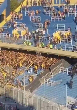 Incidentes en Rosario Central vs Peñarol
