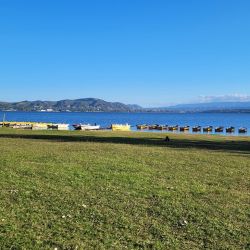 El nivel del Lago San Roque ha aumentado significativamente tras las últimas precipitaciones en la región, está a solo 68 cm del labio del vertedero.