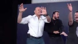 Sergio Berni sorprendió en un streaming con Rebord bailando con desenfreno un clásico de los años '80
