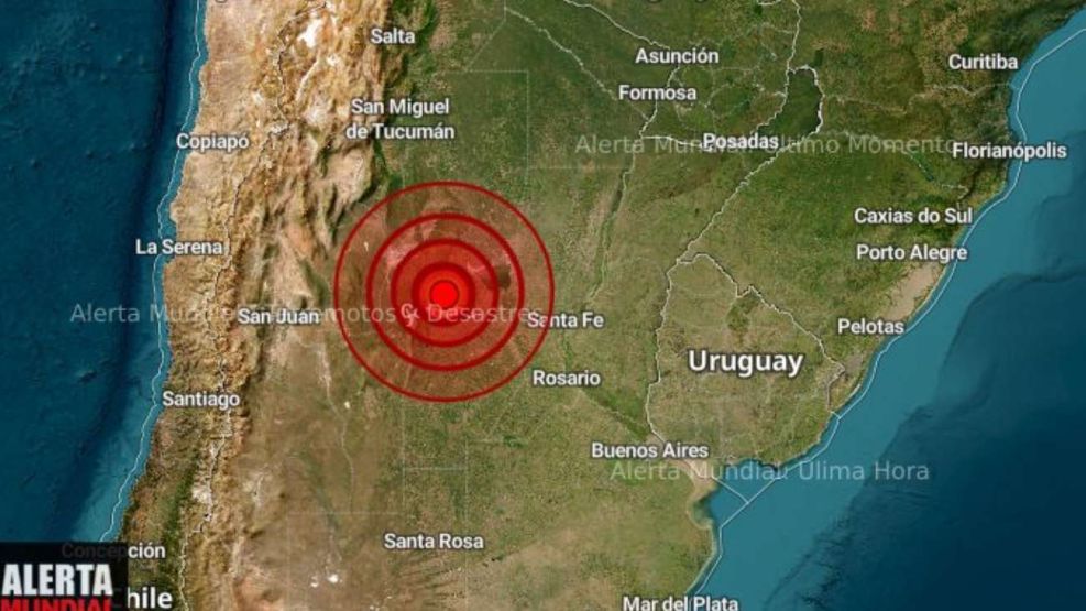 Un sismo de casi 4 grados hizo temblar a varias localidades del norte de Córdoba