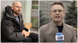 Serguei Karelin y Konstantin Gabov, los periodistas detenidos en Rusia bajo cargos de "extremismo".